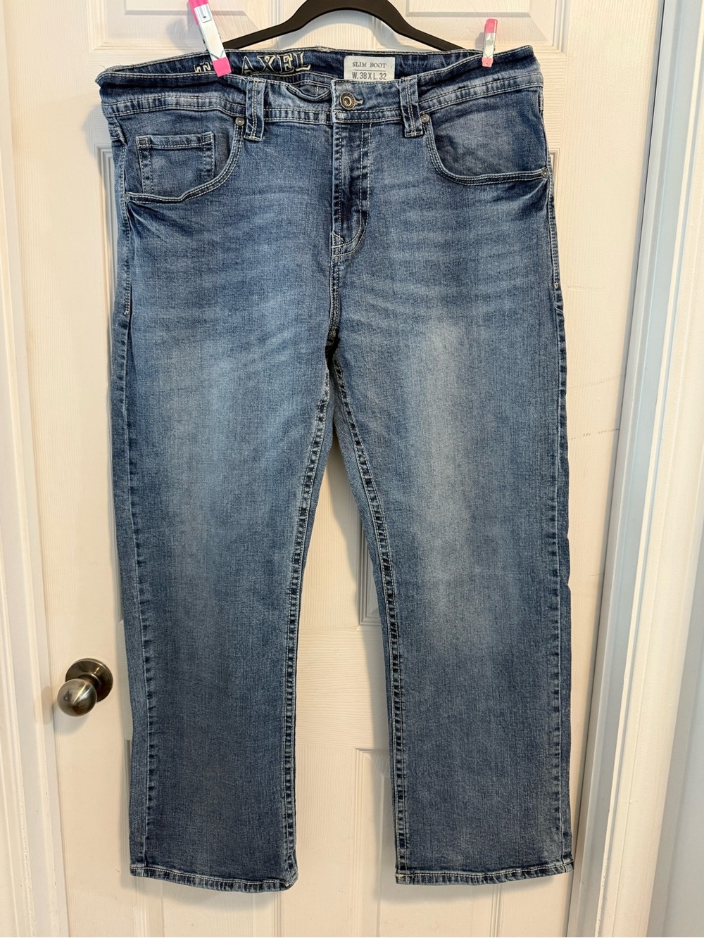 Men’s TK Axel Slim Boot Light Wash Men’s Jeans